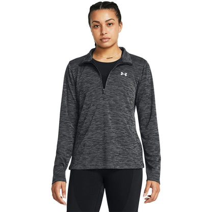 Black - Pack Shot - Under Armour Womens-Ladies Tech Top