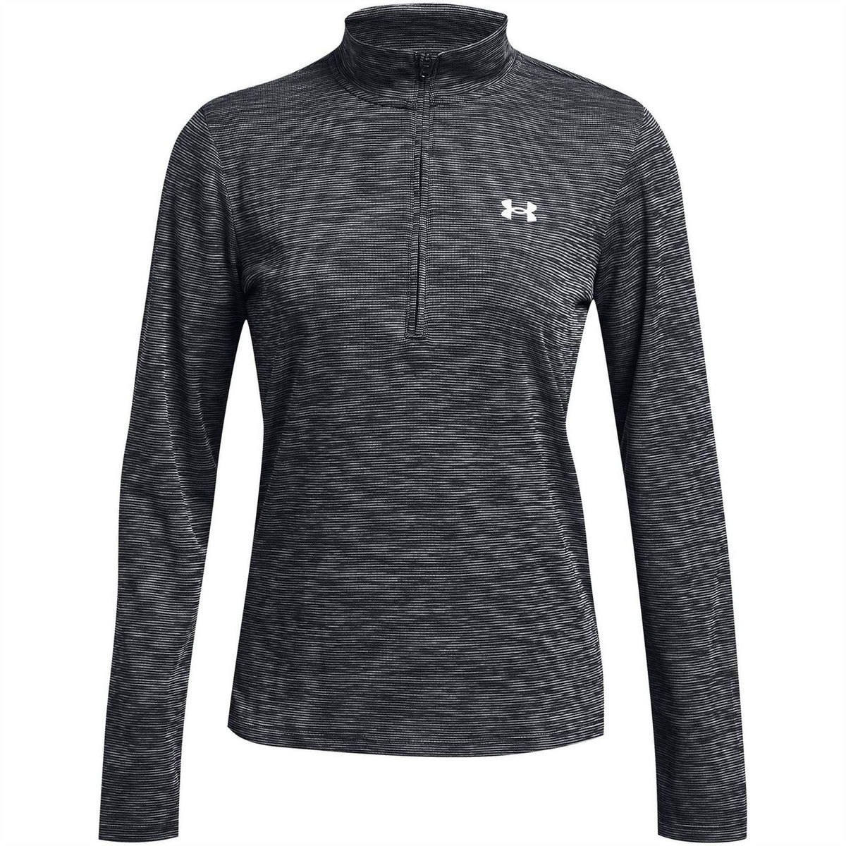 Black - Front - Under Armour Womens-Ladies Tech Top