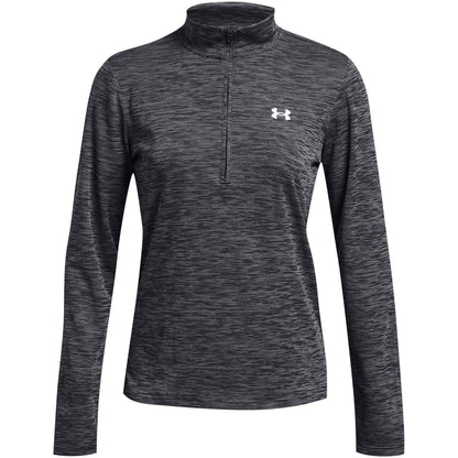 Black - Front - Under Armour Womens-Ladies Tech Top