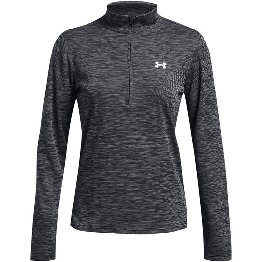 Black - Front - Under Armour Womens-Ladies Tech Top