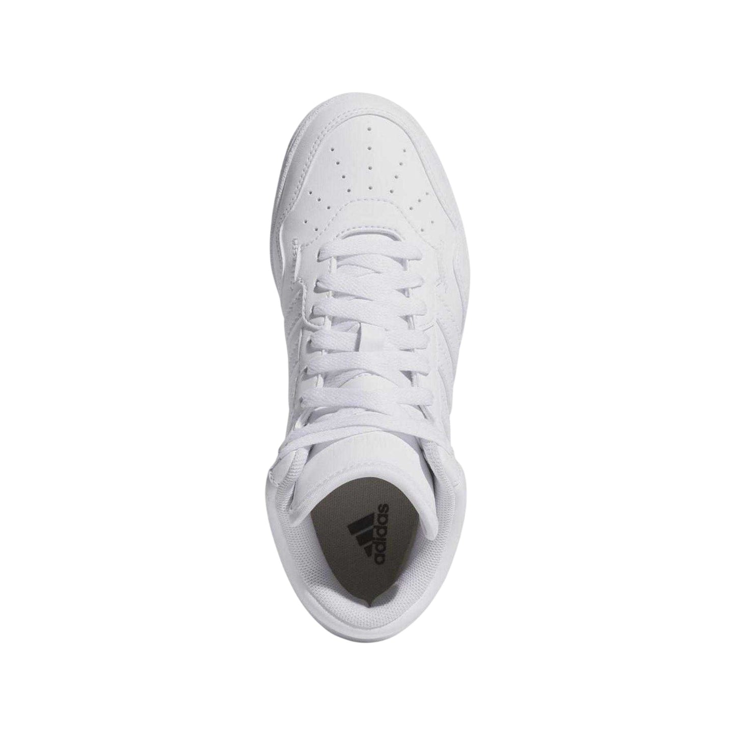 White - Back - Adidas Childrens-Kids 4.0 Mid Shoes