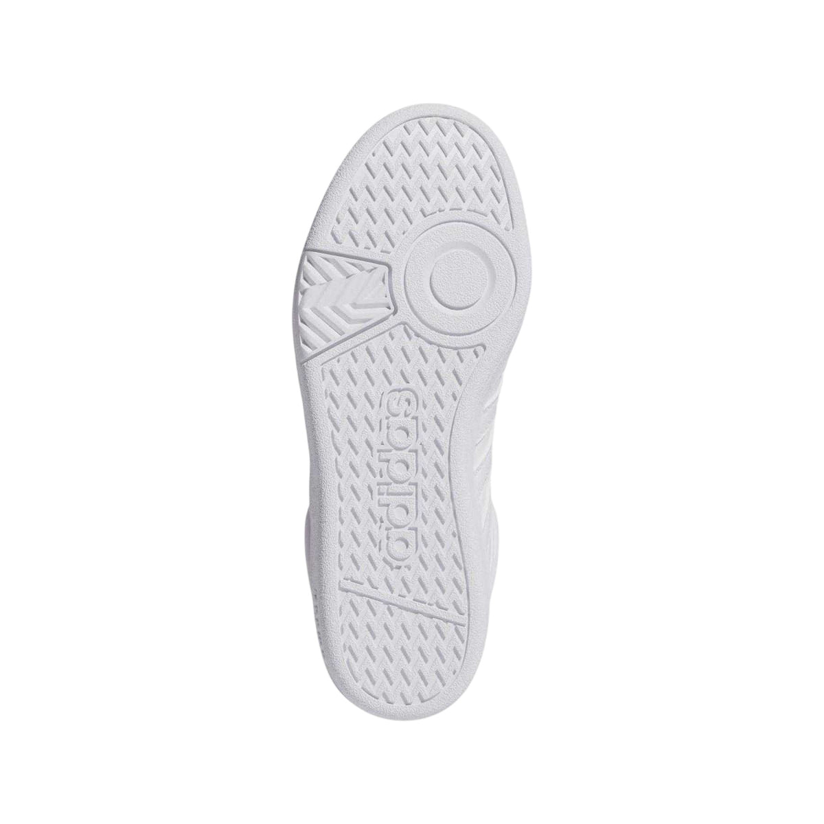 White - Side - Adidas Childrens-Kids 4.0 Mid Shoes