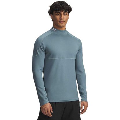 Blue - Front - Under Armour Mens Grid Athletic Base Layer Top
