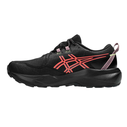 Black-Pink - Back - Asics Mens Venture 11 Running Shoes