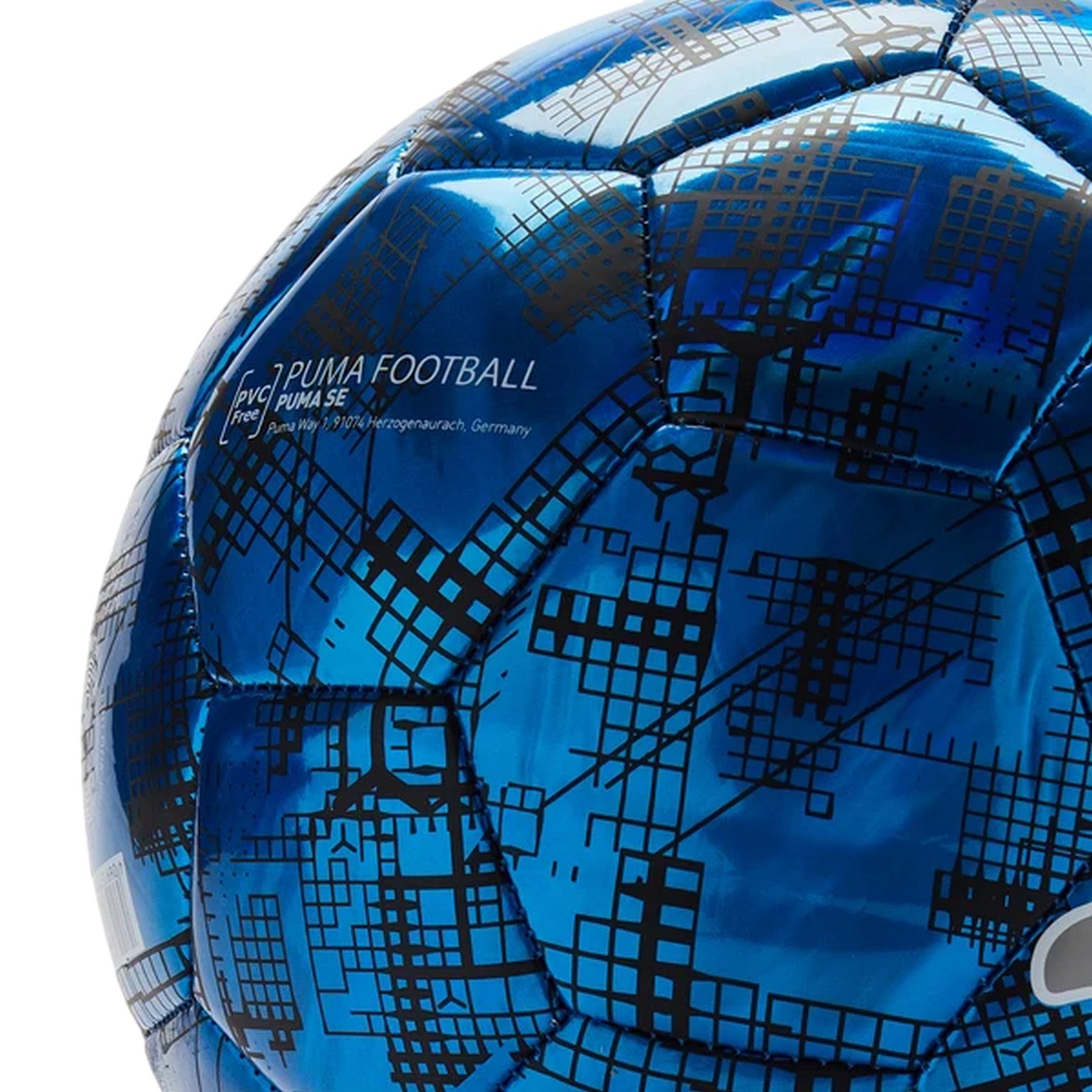Blue-Black-Grey - Side - Puma Cup Graphic Football