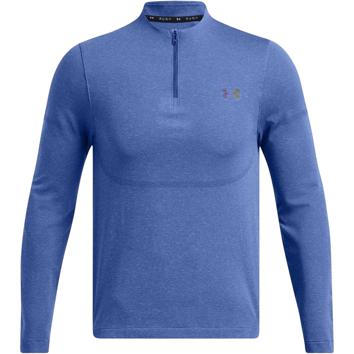 Blue - Front - Under Armour Mens Performance Long-Sleeved Gym Top