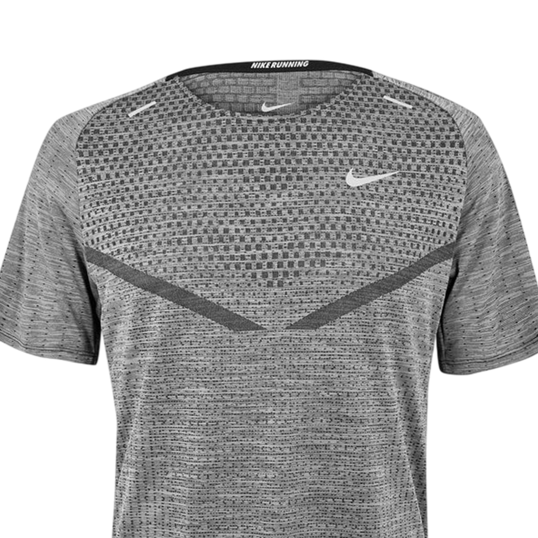 Black - Side - Under Armour Mens Velociti Base Layer Top