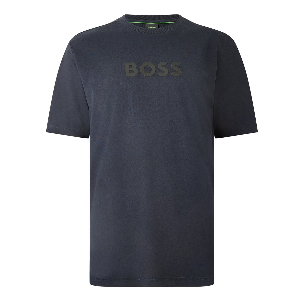 Dark Blue - Front - Boss Mens Logo Short-Sleeved T-Shirt