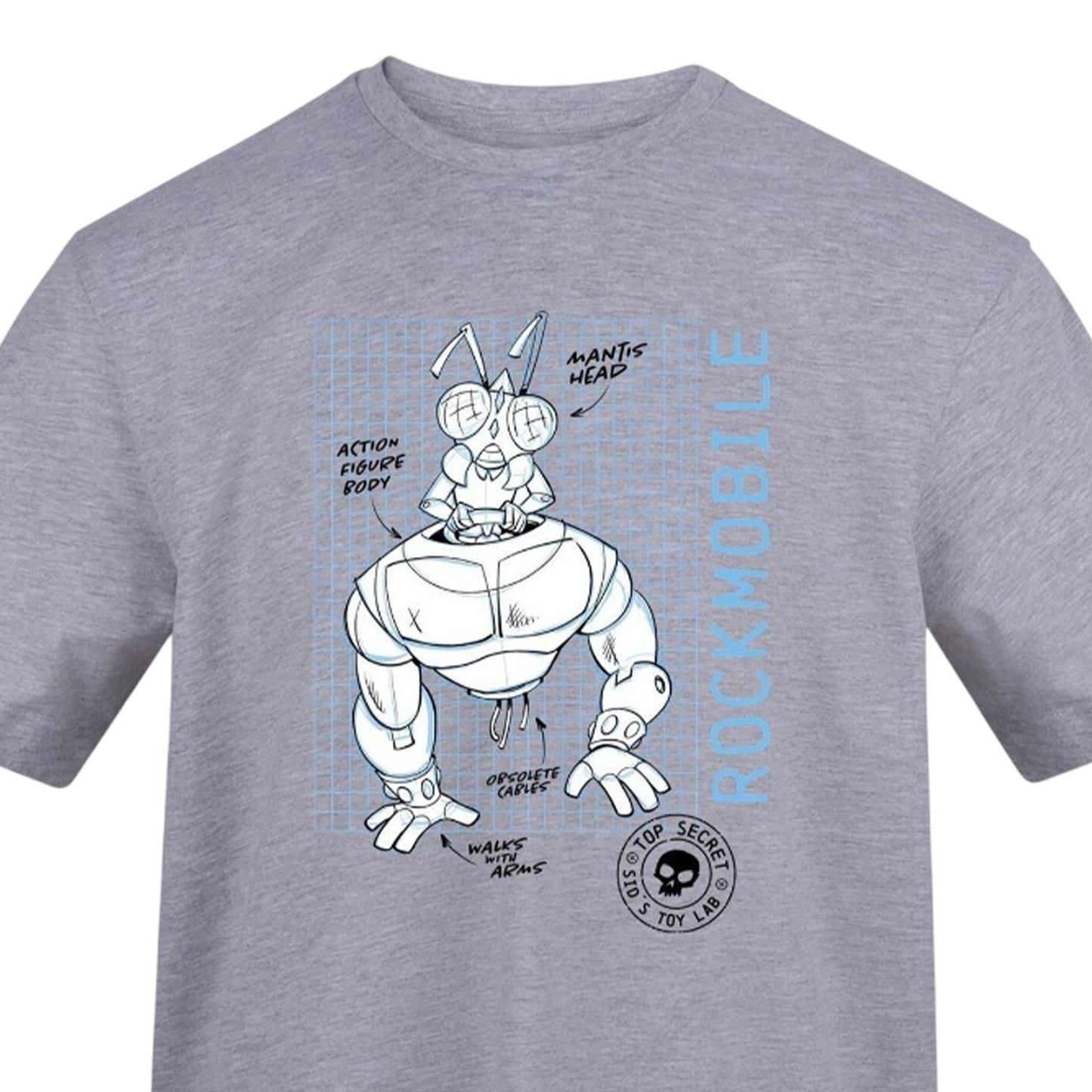 Grey - Side - Toy Story Unisex Adult Printed T-Shirt