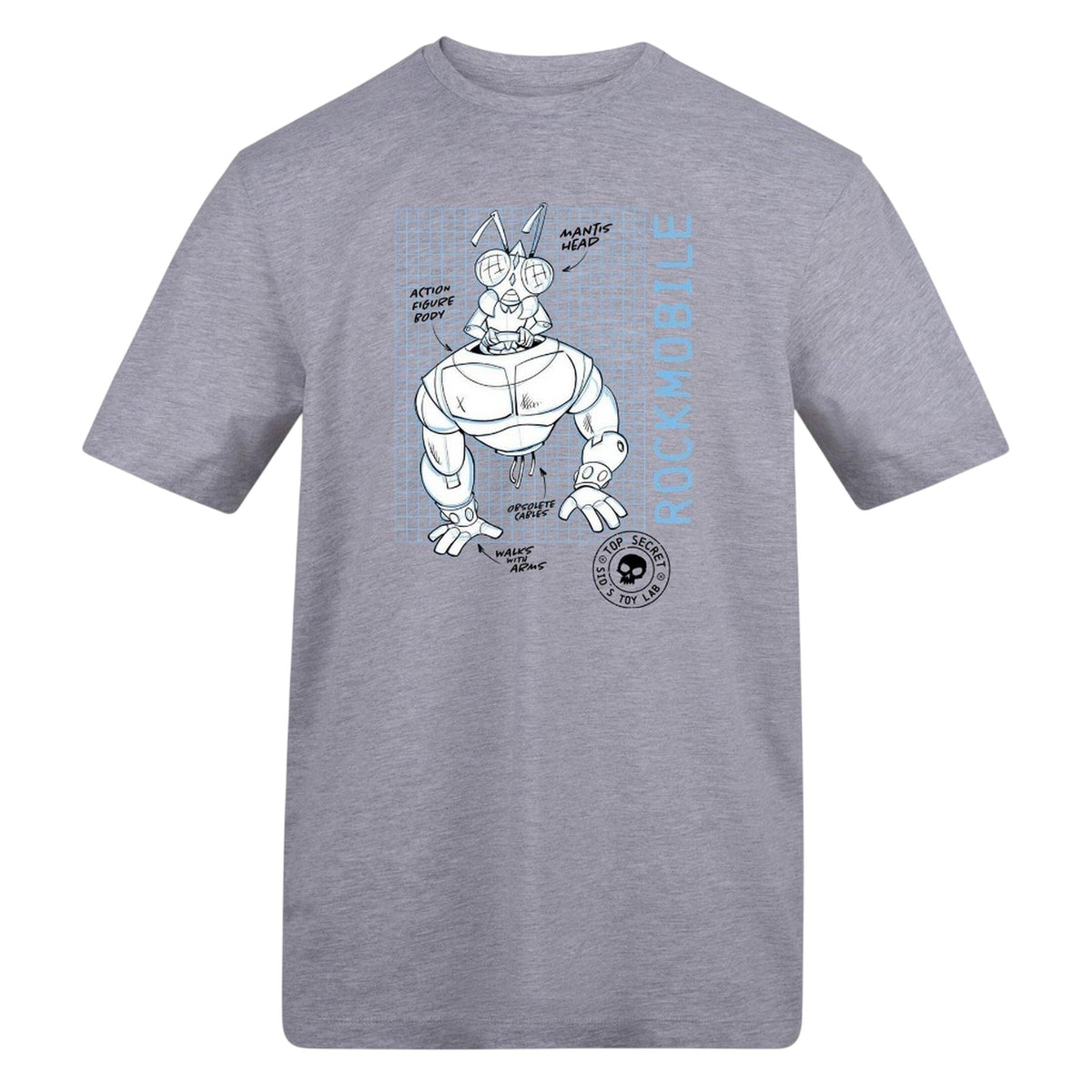 Grey - Front - Toy Story Unisex Adult Printed T-Shirt