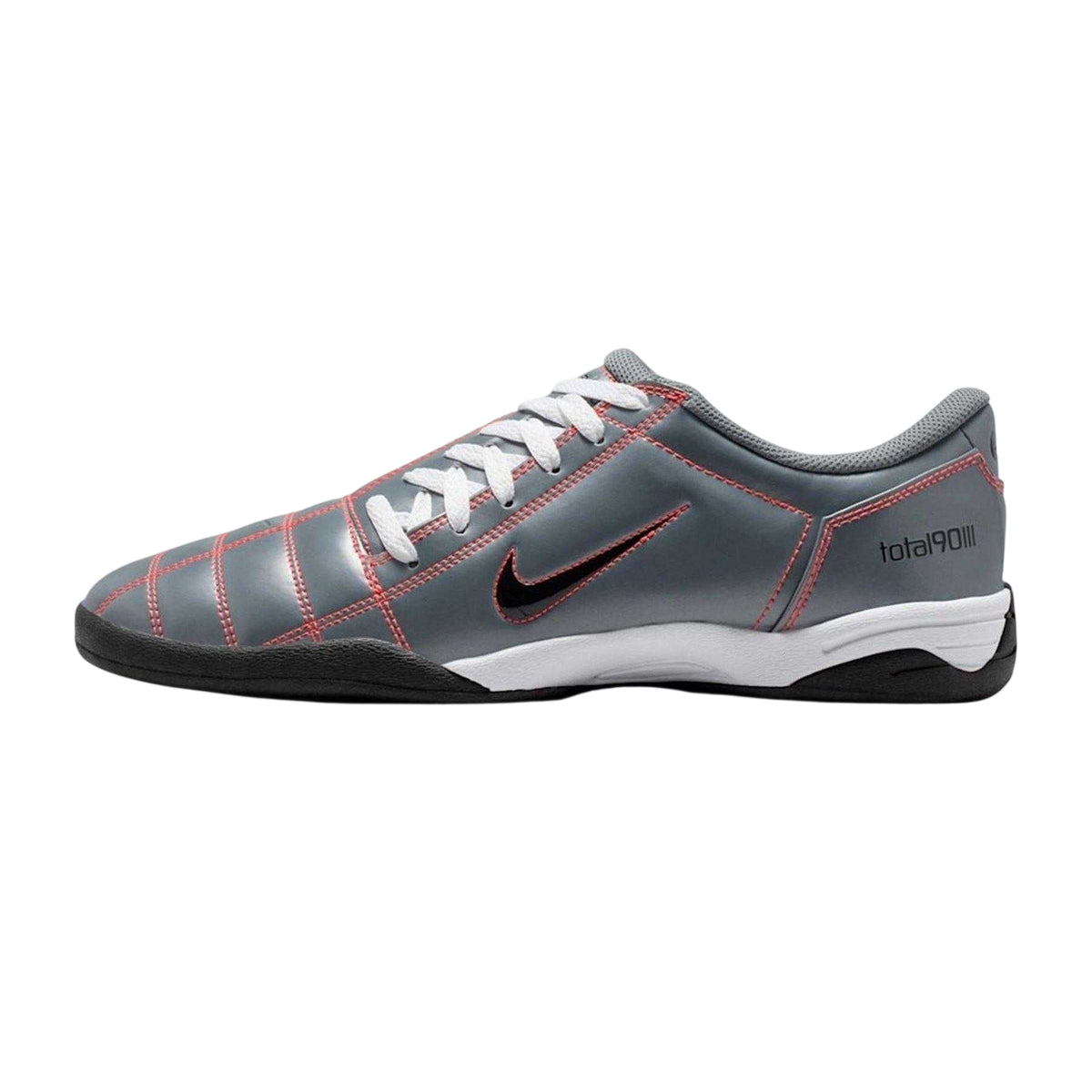 Smoke-Crimson - Back - Nike Mens Total 90 Quilted Trainers