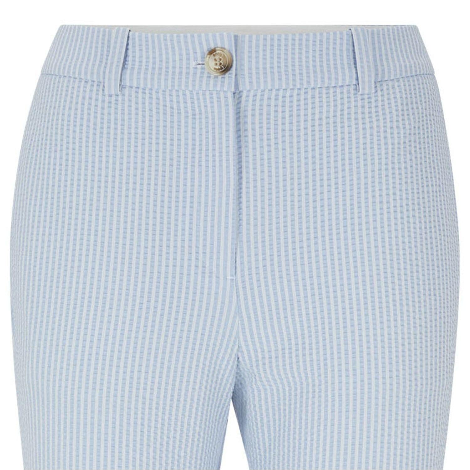 Blue-White - Back - Boss Womens-Ladies Tachinoa Trousers