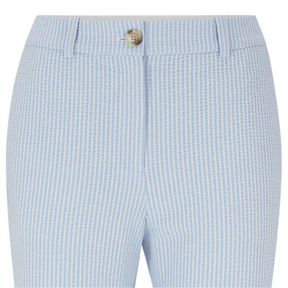 Blue-White - Back - Boss Womens-Ladies Tachinoa Trousers