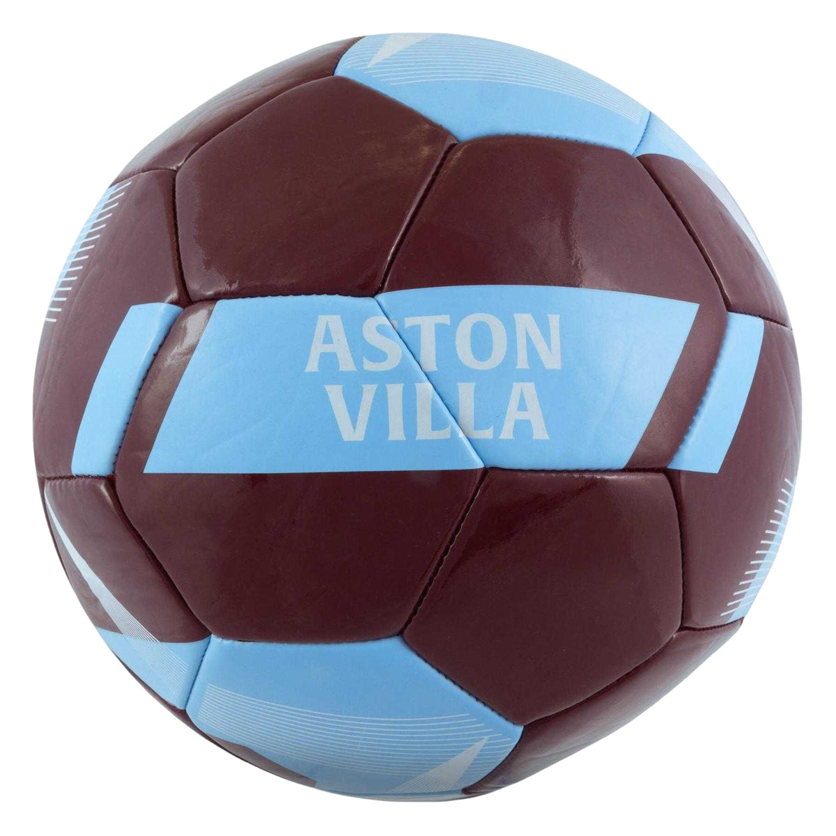 Claret Red-Blue - Back - Aston Villa FC Crest Football