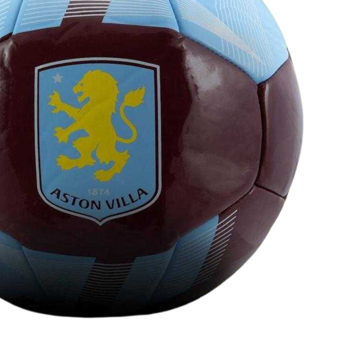 Claret Red-Blue - Side - Aston Villa FC Crest Football