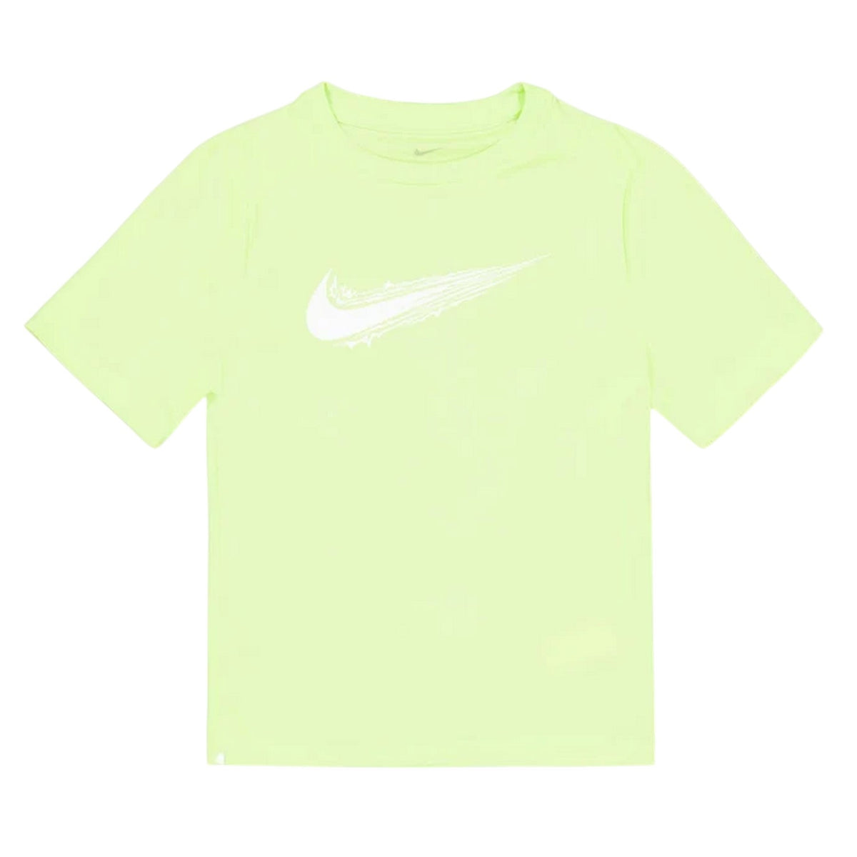 Light Lemon Twist - Front - Nike Childrens-Kids Big Logo T-Shirt
