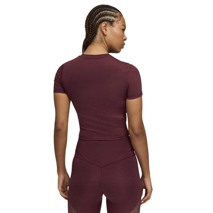 Ruby Red - Lifestyle - Puma Womens-Ladies Performance Short-Sleeved Gym Top