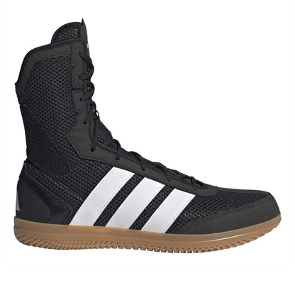 Black-White - Front - Adidas Mens Hog Wide Boxing Boots