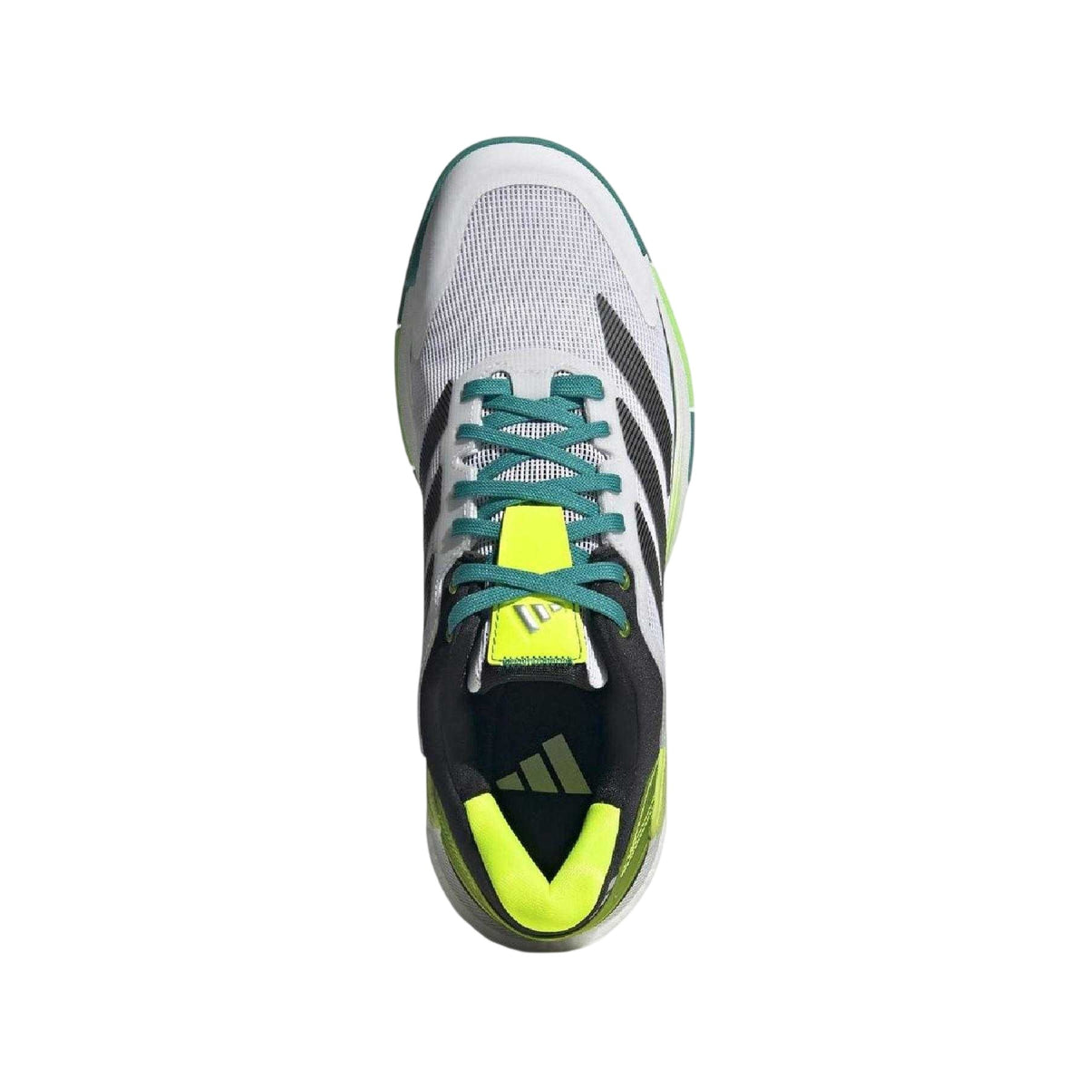 White-Core Black-Burst - Side - Adidas Mens Crazyquick Padel Shoes
