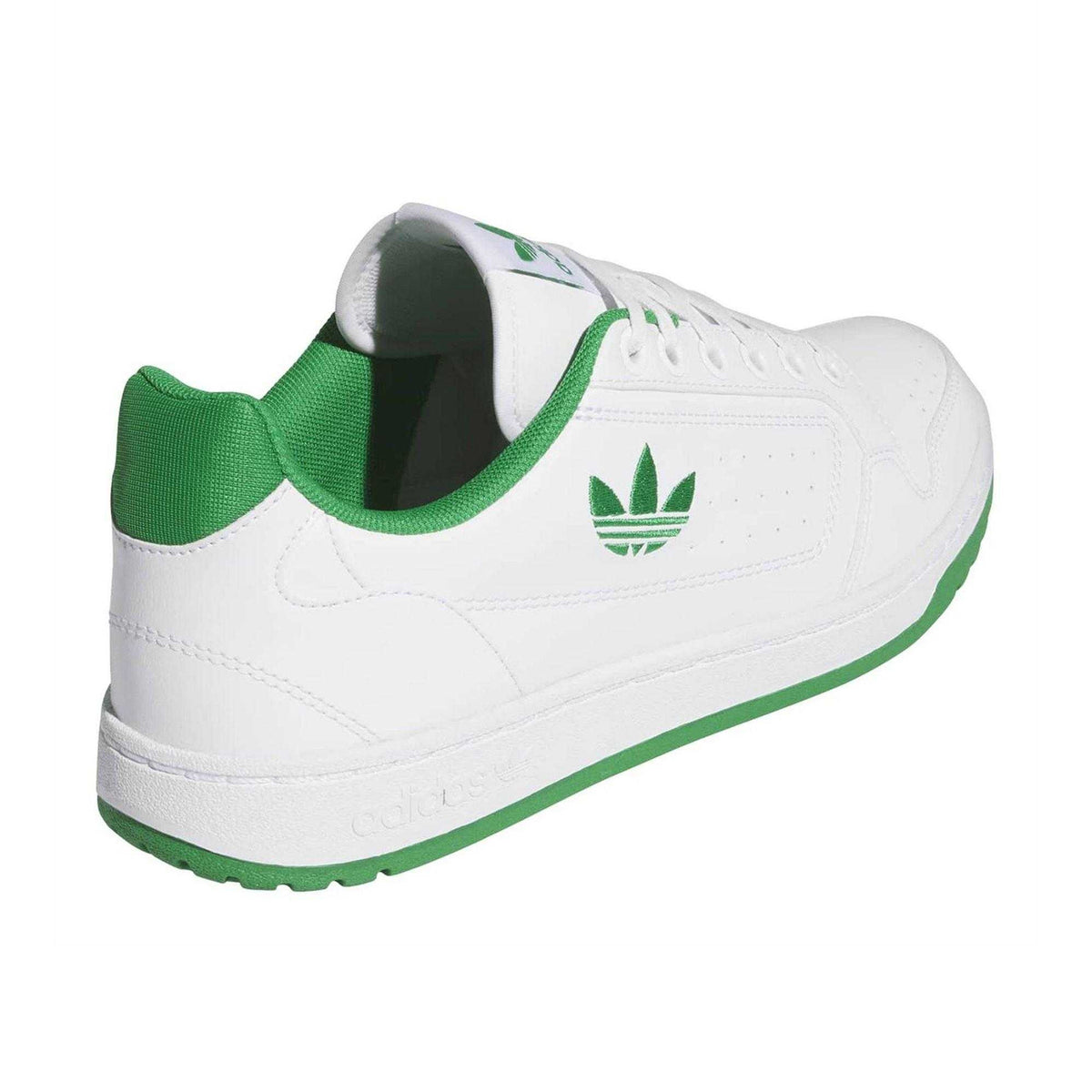 White - Back - Adidas Childrens-Kids Ny 90 Canvas Trainers