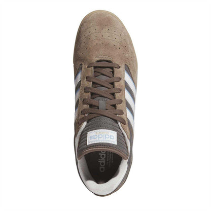 Brown-White - Lifestyle - Adidas Mens Busenitz Indo Suede Skateboarding Skate Shoes