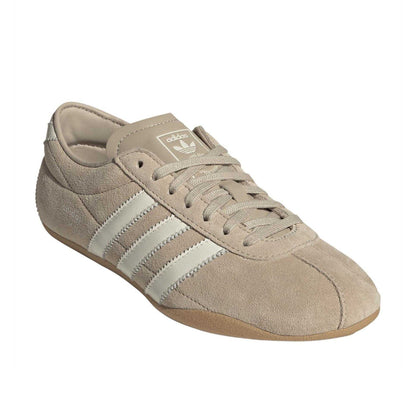 Light Stone-Khaki - Pack Shot - Adidas Womens-Ladies Suede Trainers