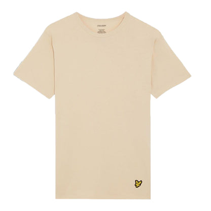 Navy-Light Pink-Red - Front - Lyle & Scott Unisex Adult Basic T-Shirt (Pack of 3)
