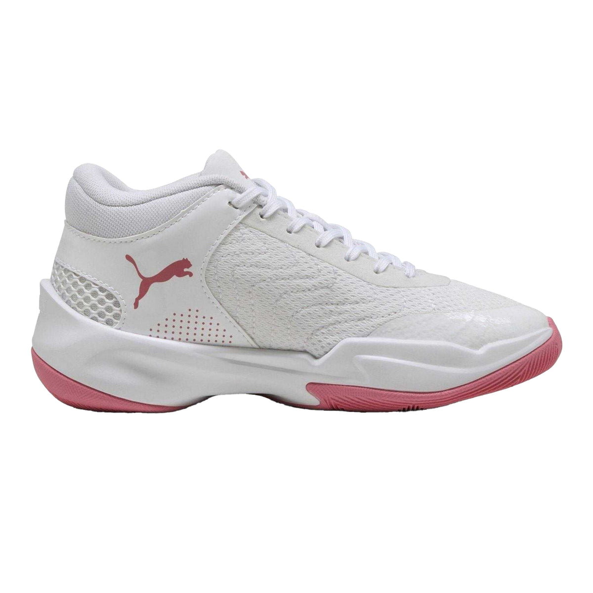 Magic Purple-Metallic - Front - Puma Childrens-Kids Court Pro 2 Basketball Trainers