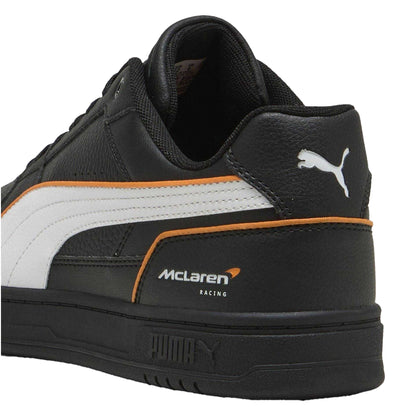 Black-White - Back - Puma Mens Caven III McLaren F1 Faux Leather Trainers
