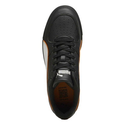 Black-White - Lifestyle - Puma Mens Caven III McLaren F1 Faux Leather Trainers