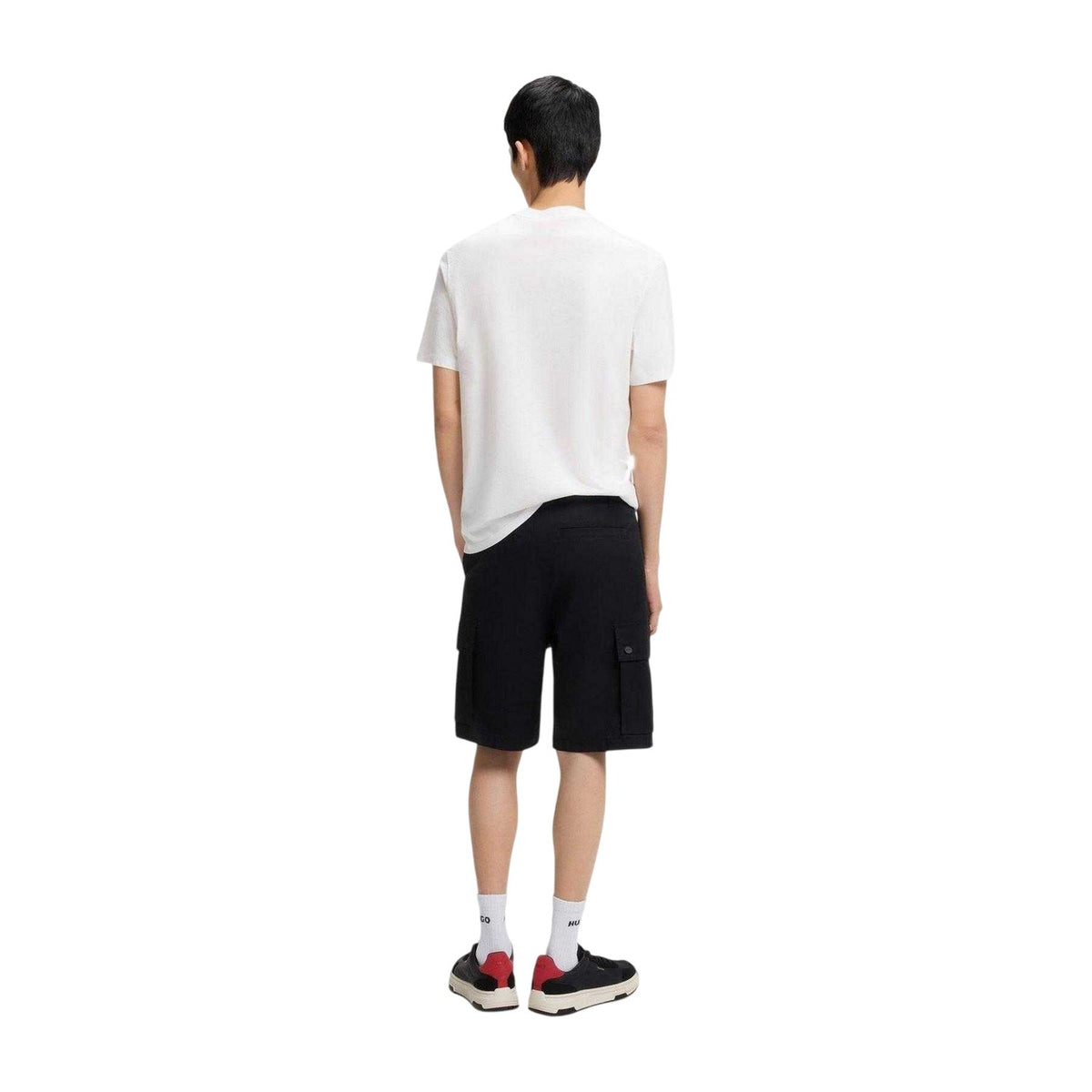 Natural - Back - Hugo Mens Dikerd Relaxed Fit T-Shirt