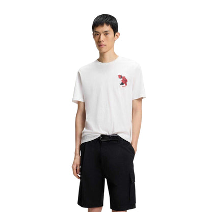 Natural - Lifestyle - Hugo Mens Dikerd Relaxed Fit T-Shirt