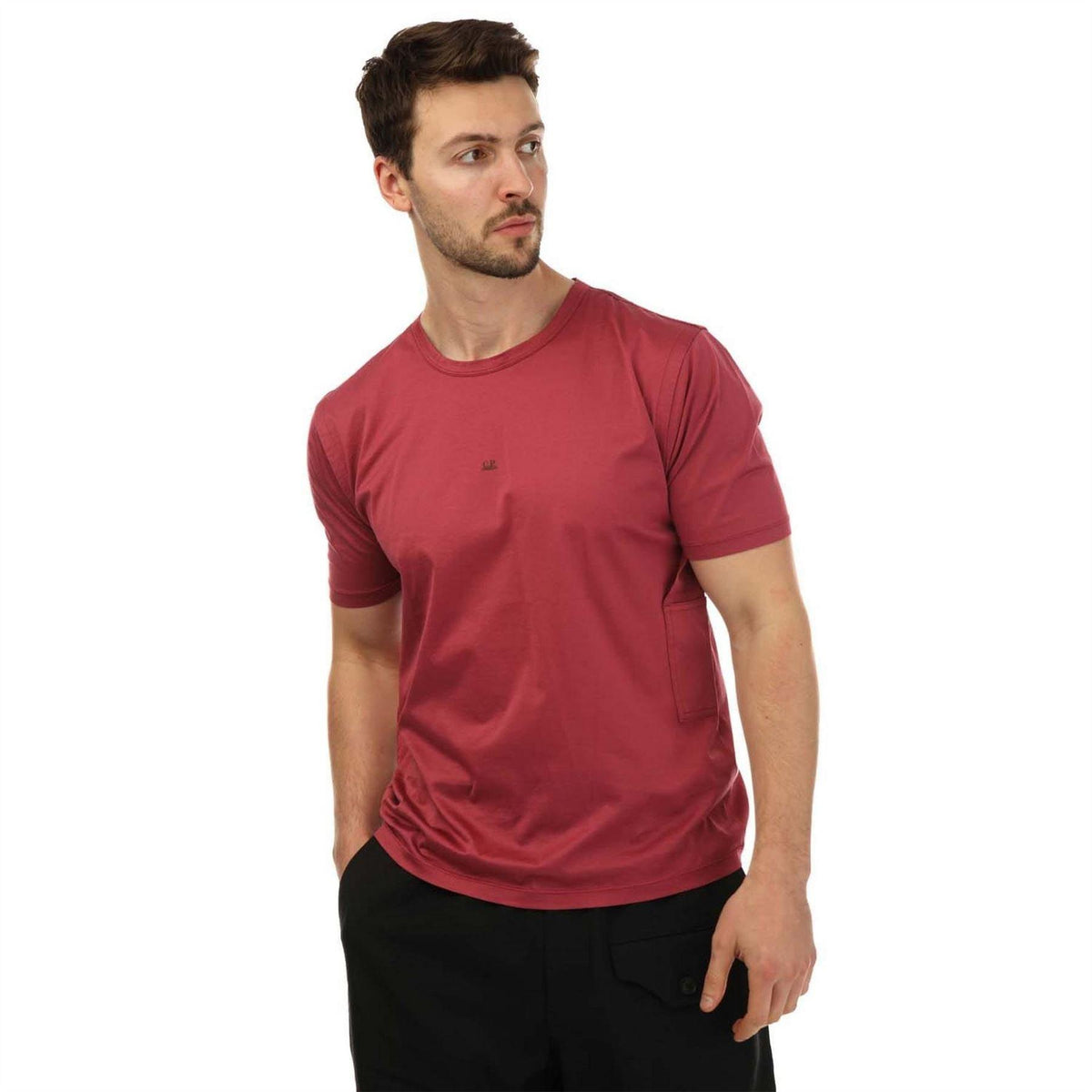 Pink - Front - C.P. Company Mens No Gravity T-Shirt