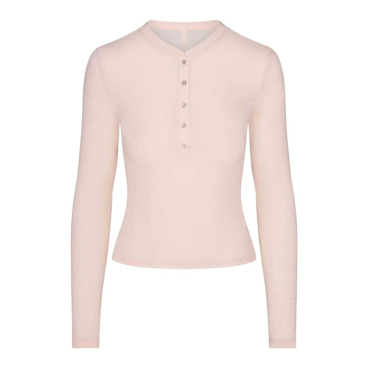 Primrose - Front - Skims Womens-Ladies Sheer Henley Top