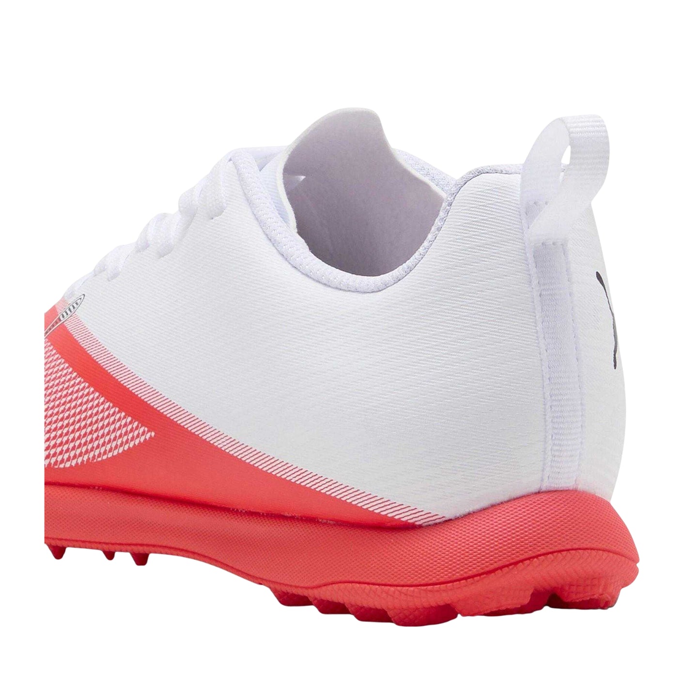 White-Red - Back - Puma Childrens-Kids Ultra Geometric Pattern Football Boots