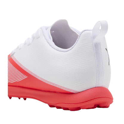 White-Red - Back - Puma Childrens-Kids Ultra Geometric Pattern Football Boots