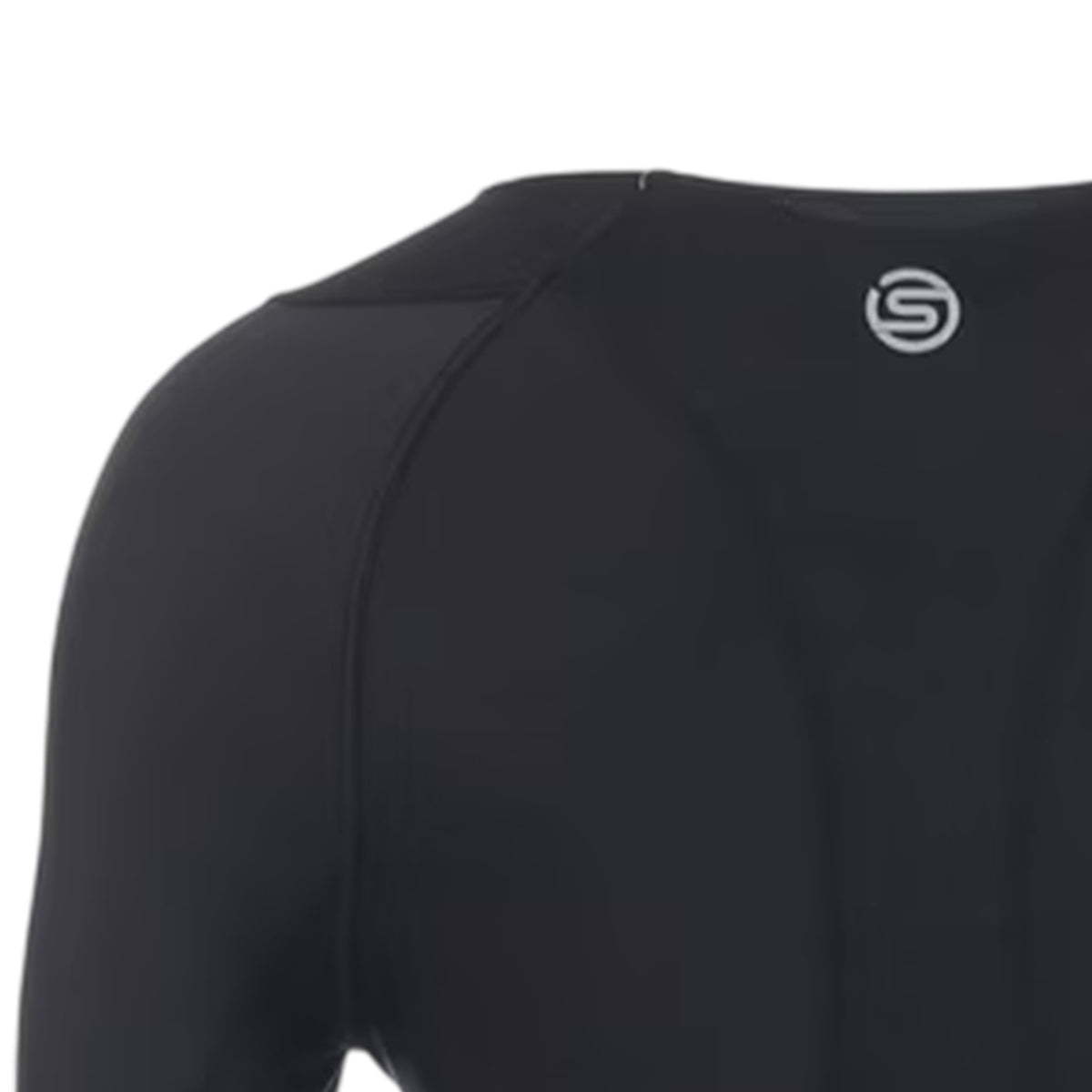 Black - Lifestyle - Skins Mens Crew Neck Long-Sleeved Base Layer Top