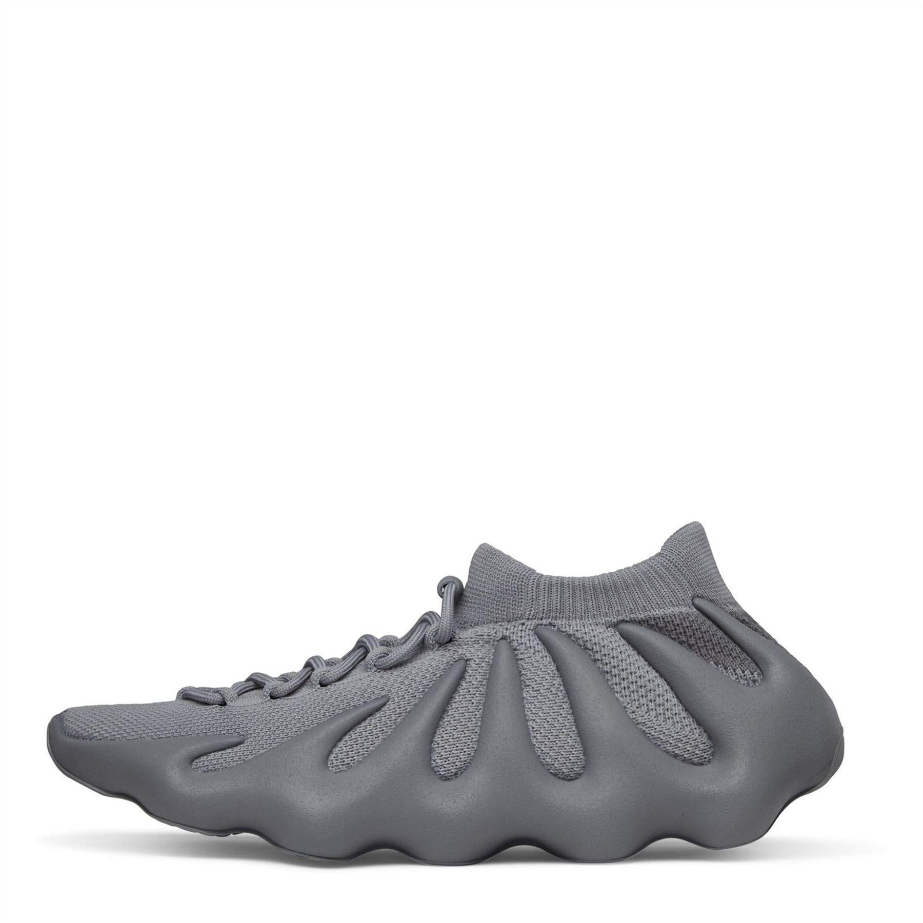 Stone Grey - Back - Yeezy Mens 450 Trainers