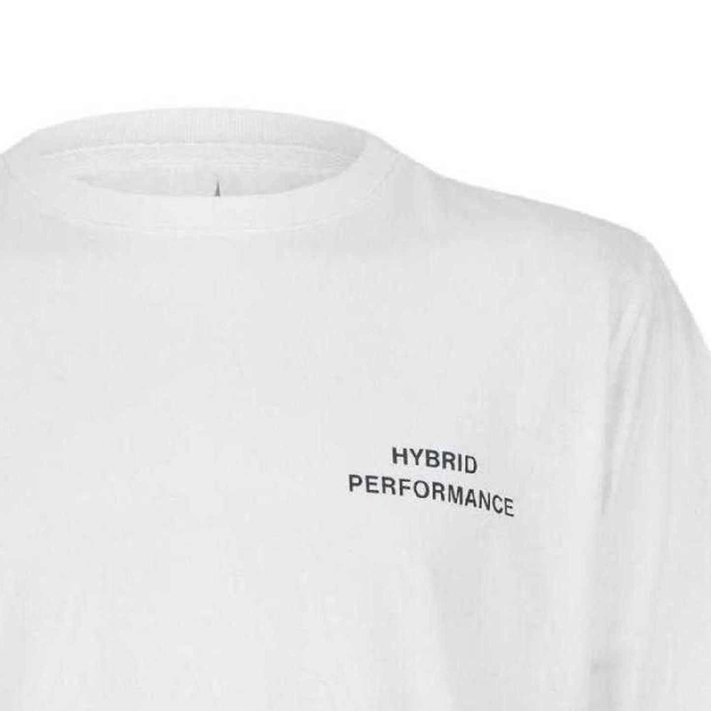 White - Side - Hybrid Performance Mens Moisture Wicking Short-Sleeved T-Shirt