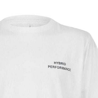 White - Side - Hybrid Performance Mens Moisture Wicking Short-Sleeved T-Shirt