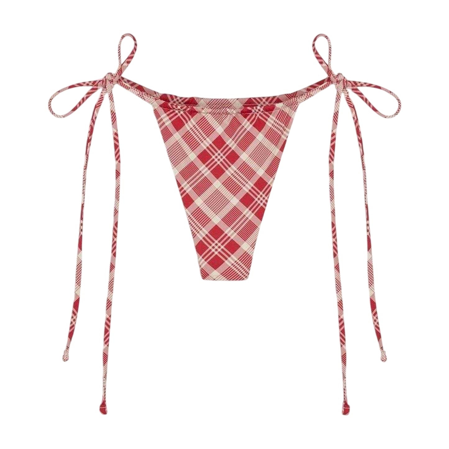 Red - Front - Frankies Bikinis Womens-Ladies X Bella Hadid Bikini Bottoms