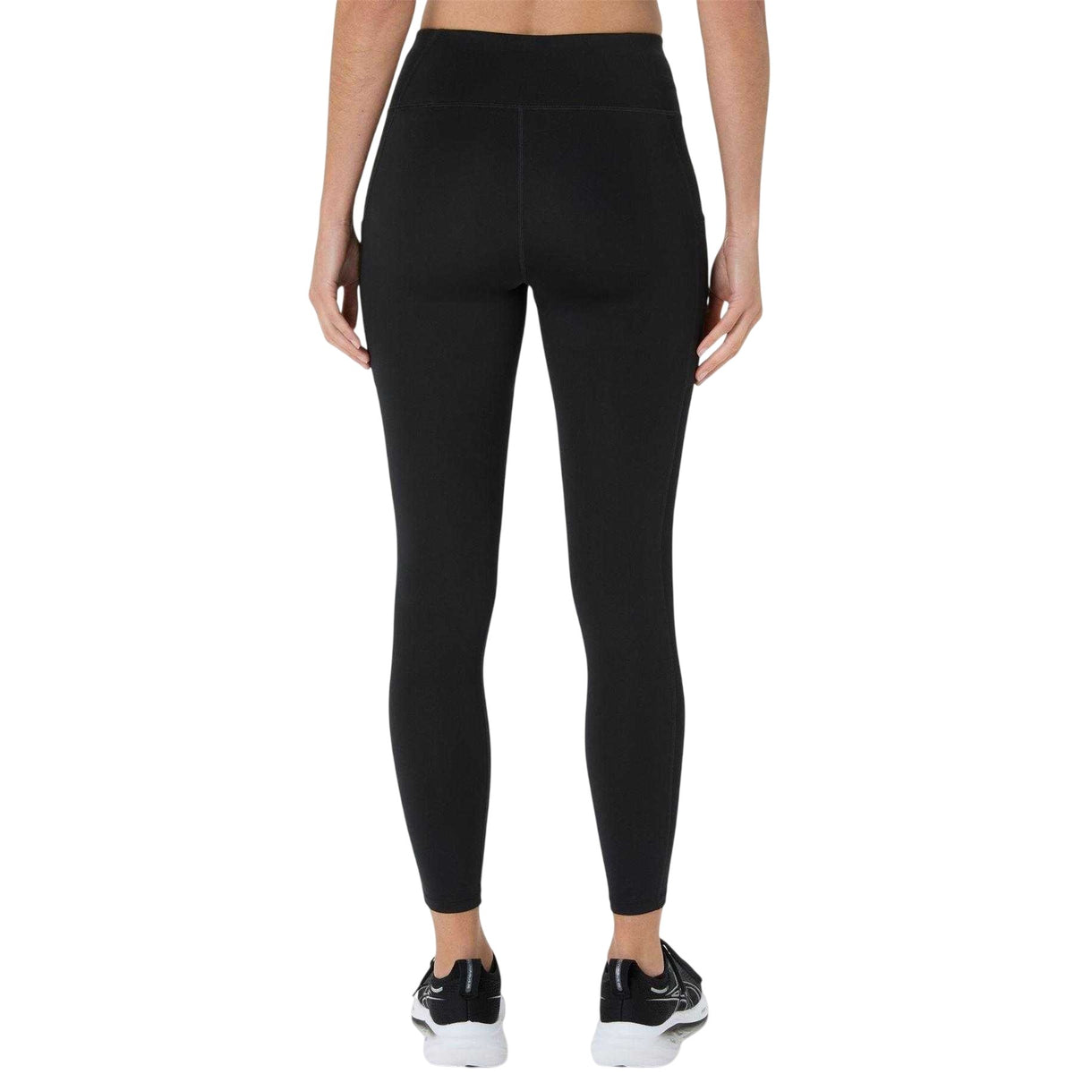 Black - Back - Asics Womens-Ladies Core Running Leggings