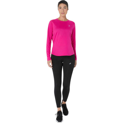 Black - Pack Shot - Asics Womens-Ladies Core Running Leggings