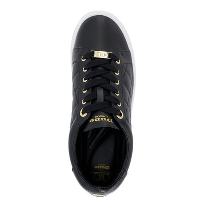 Black - Lifestyle - Dune London Unisex Adult Ellenar Quilted Trainers
