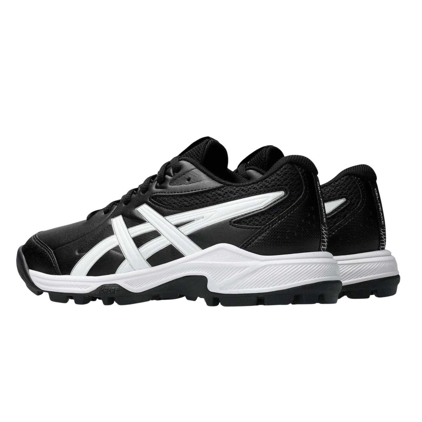 Black - Back - Asics Childrens-Kids Gel Peake 3 Hockey Shoes