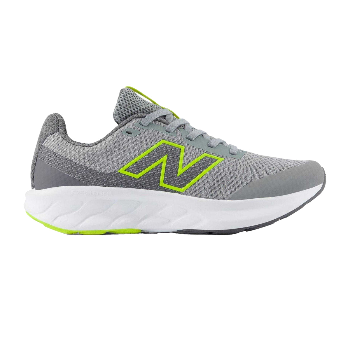 Grey-Volt - Front - New Balance Childrens-Kids 520 V9 Low Running Trainers