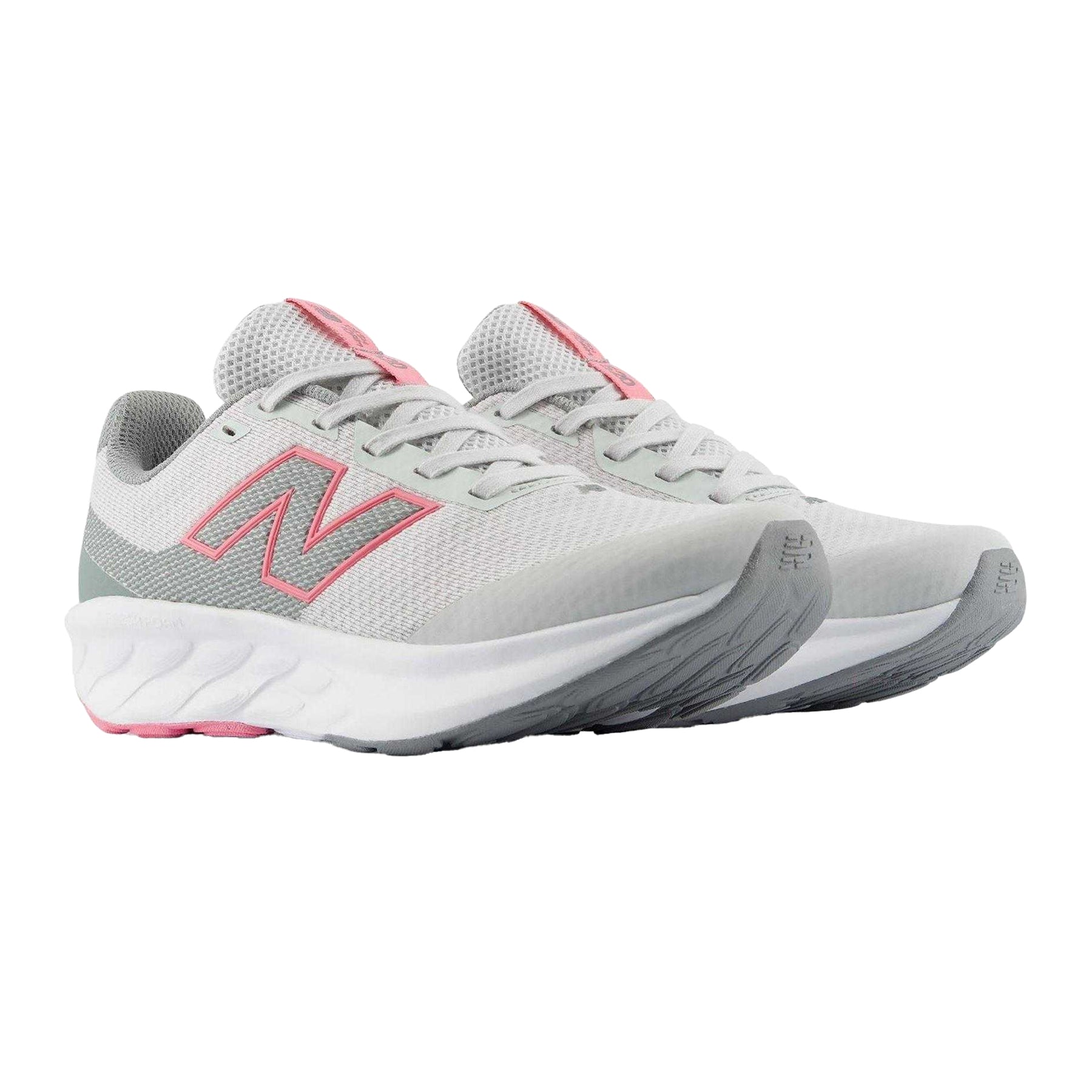Grey-Pink - Lifestyle - New Balance Childrens-Kids 520 V9 Low Running Trainers