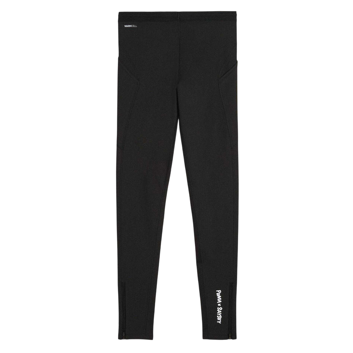 Black - Back - Puma Mens Saysky Performance Running Tights