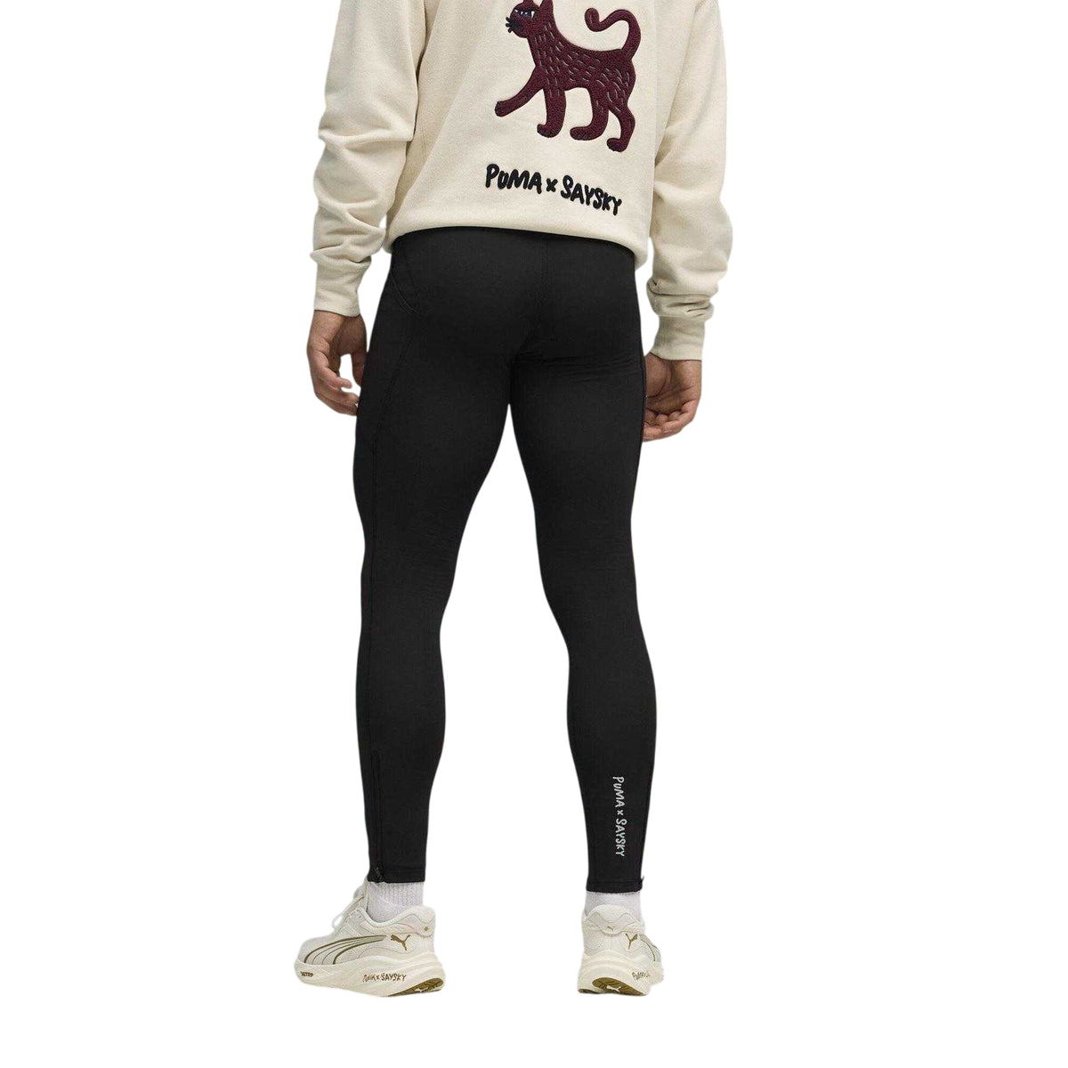 Black - Lifestyle - Puma Mens Saysky Performance Running Tights