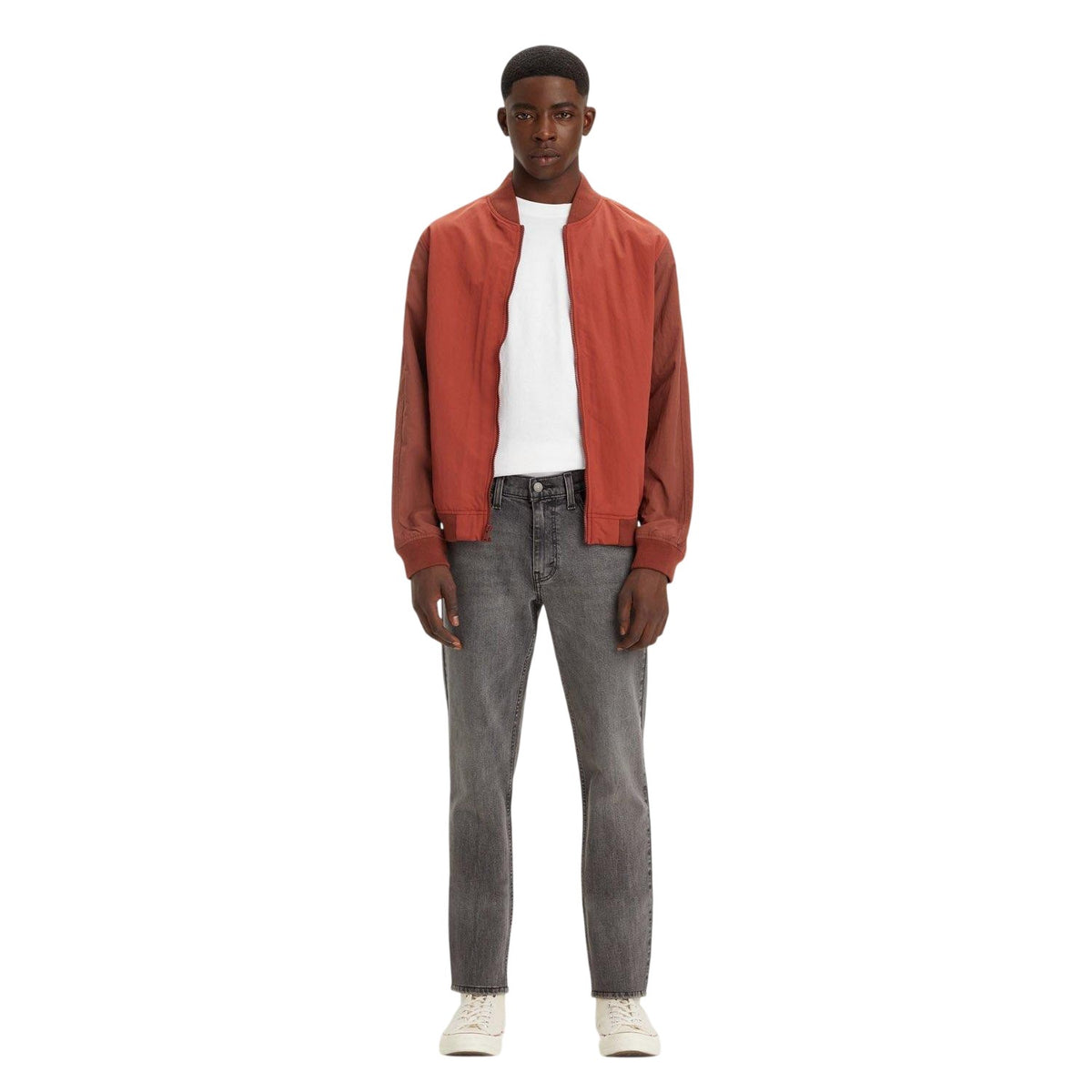 Stargazer Grey - Side - Levis Mens 511 Faded 5 Pockets Slim Jeans